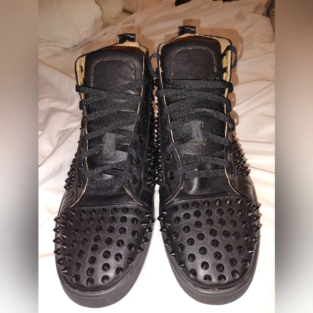 Christian Louboutin size 44 Black spike - Picture 2 of 8